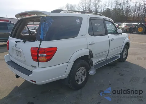 2001 Toyota Sequoia Limited V8 from USA, damaged, VIN 5TDZT38AX1S047323